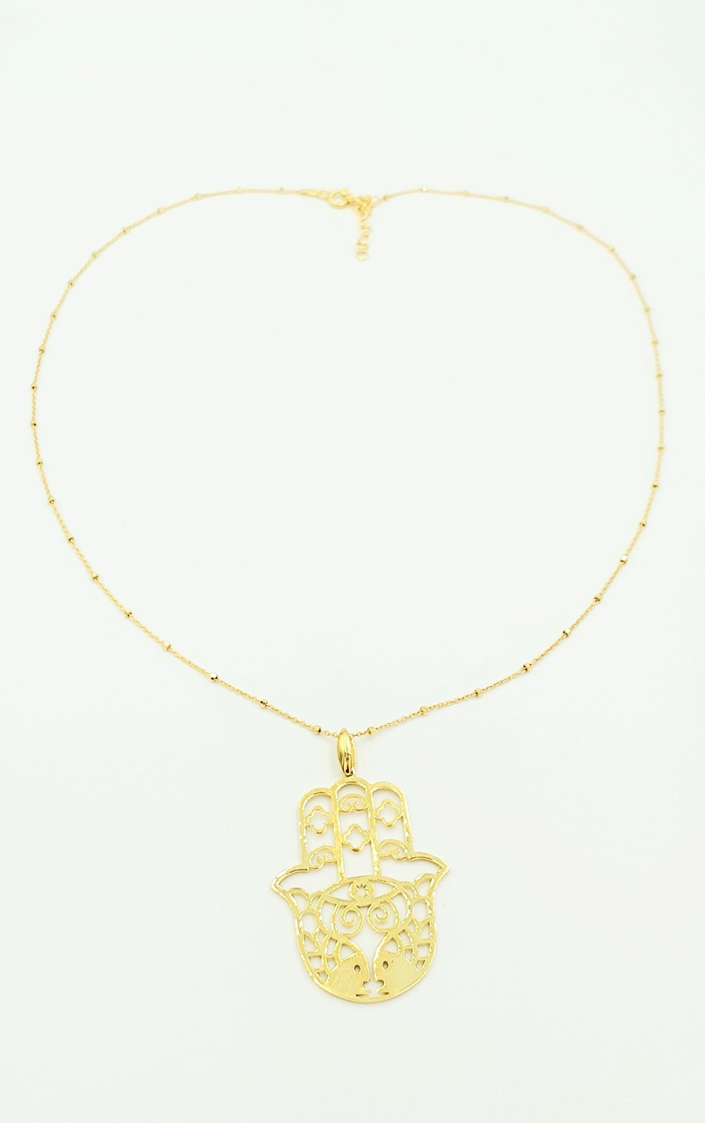 COLLAR HAMSA PLATA 925